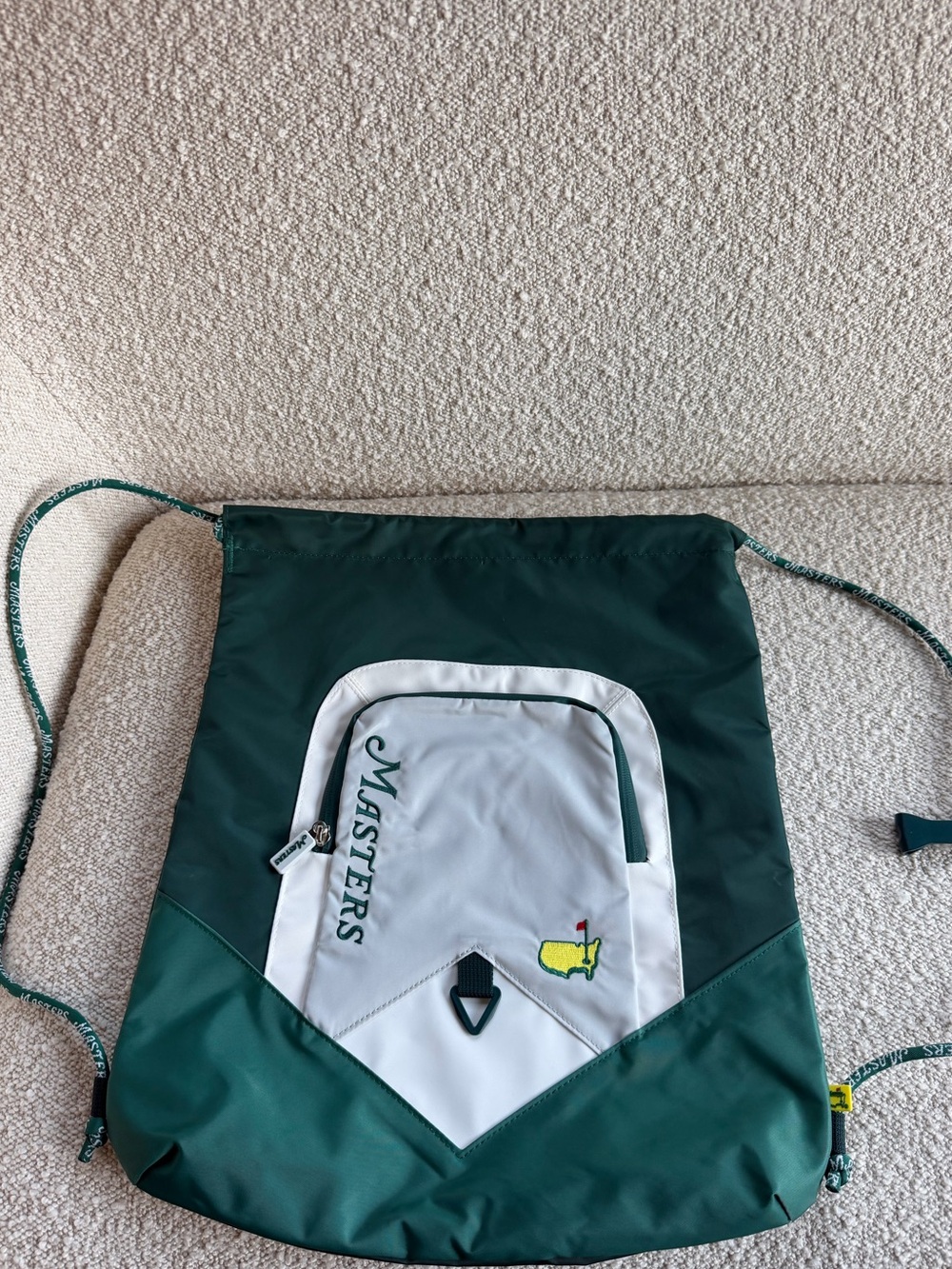 ⛳️ Official Masters Augusta National Drawstring Backpack / Cinch Bag